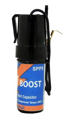 Supco SPP5, Super Boost Hard Start Capacitor Kit, 43 - 53 MFD Capacitor, 90-277 VAC