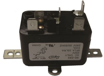 Supco 90295 General Purpose Fan Relay, 1 Amp, 240 VAC, SPDT