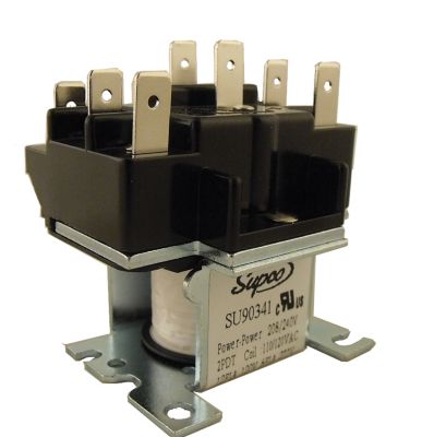 Supco 90341 Switching Fan Relay, 120 VAC, DPDT