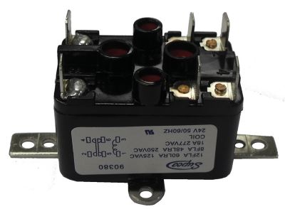 Supco 90380 General Purpose NO/NC Fan Relay, 13 Amp, 24 VAC