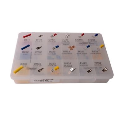 DiversiTech PA10, 180-Piece Terminal Kit in Plastic Box (10 Each Kind)