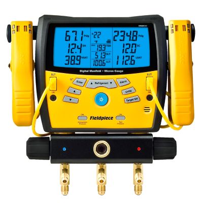 Fieldpiece SMAN360 3-Port Digital Manifold with Micron Gauge