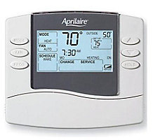 Aprilaire 8463, Digital Programmable Thermostat, Conventional, 1 Heat/1 Cool