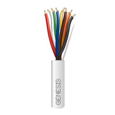Honeywell Genesis 47660312, 18/8 Plenum Rated Thermostat Cable, Solid, CMP/CL2P, 250' Reel, Natural Jacket