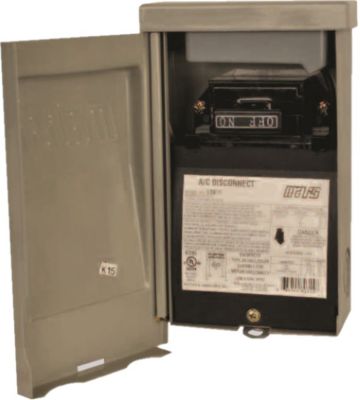 Mars 83915, Pull-Out Non-Fusible Disconnect Switch with Surge Module 60 Amp, 2-Pole, Steel