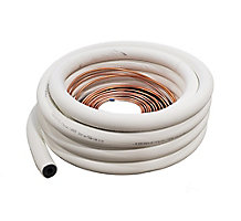 3/8 Inch x 7/8 Inch x 3/4 Inch Wall, EZ-Pull Line Set with Insulation, 50 Foot Length, Plain End