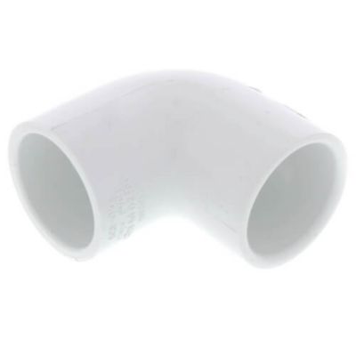 Schedule 40 PVC 90 Deg Elbow, 1 IN, Soc x Soc