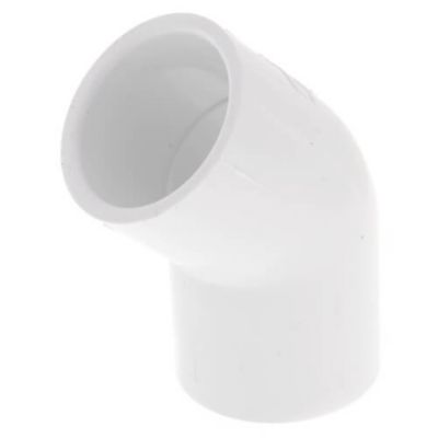1" PVC SCH 40 ELL 45 Deg. SOC X SOC, 10 Pack
