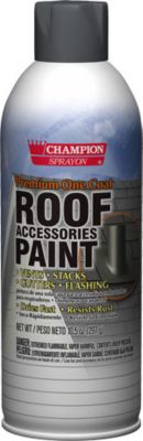 Champion 419-4868, Roof Spray Paint, Slate, 10.5 Ounce Aerosol