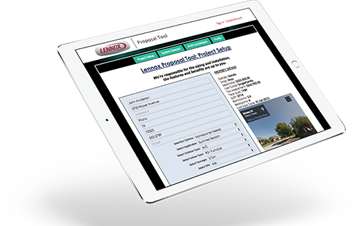 Lennox Proposal Tool